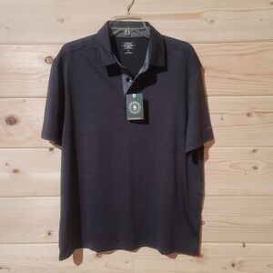 Men's G.H. Bass & CI.Gray Polo Shirt Size L 23x28 NWT